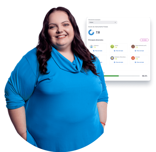 Agradecimento com Teste Grátis Clima & Engajamento