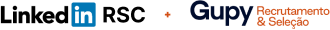 Logo LinkedIn e Gupy
